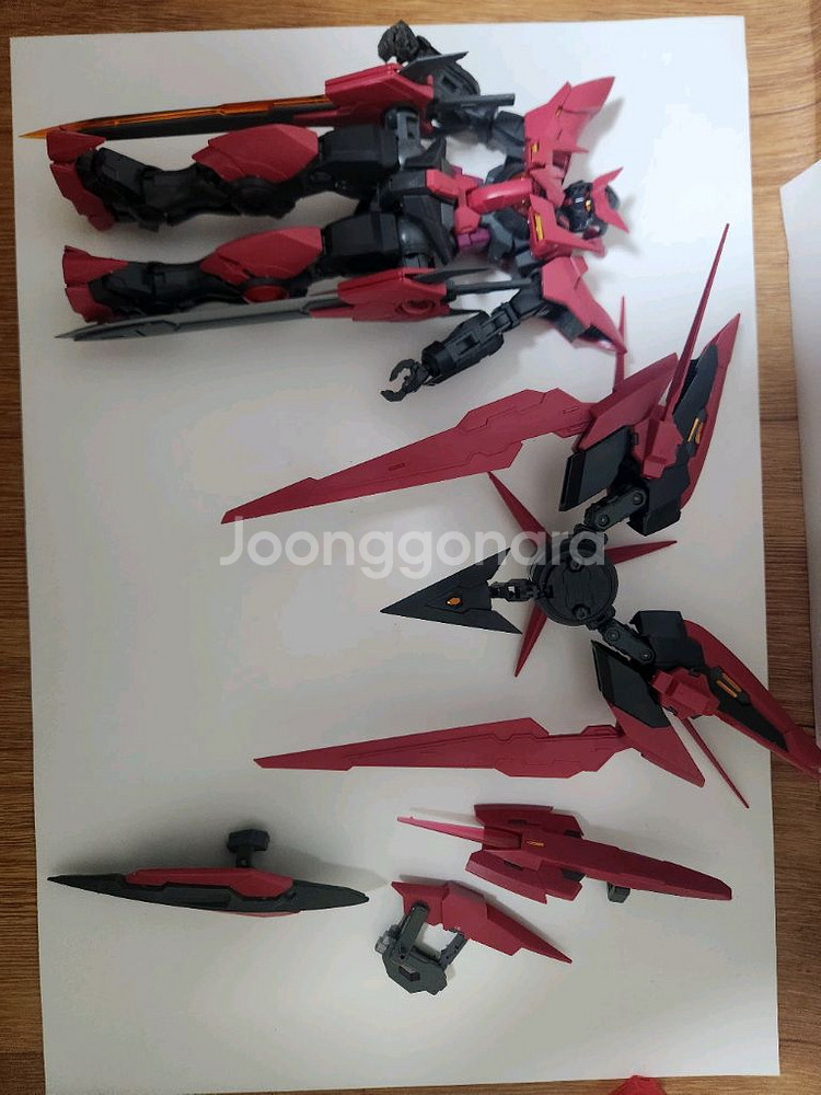 MG 엑시아 다크 매터 건담 가조립--3