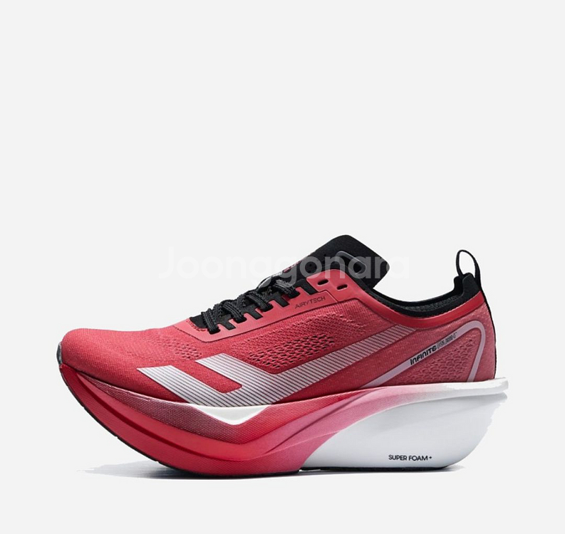 (265/정가이하) 프로스펙스 러닝화 인피니트 러쉬 레드 색상 미개봉 새상품--0