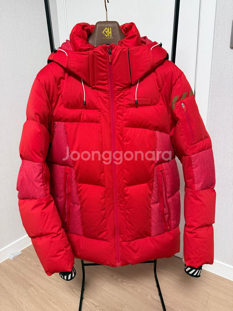 헤드(HEAD) 남성 오리털 헤비덕다운 레드 패딩 점퍼 판매 (XL 105)--0