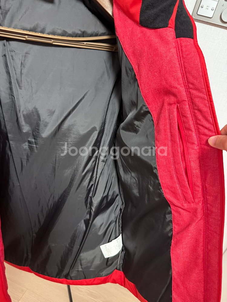 헤드(HEAD) 남성 오리털 헤비덕다운 레드 패딩 점퍼 판매 (XL 105)--4