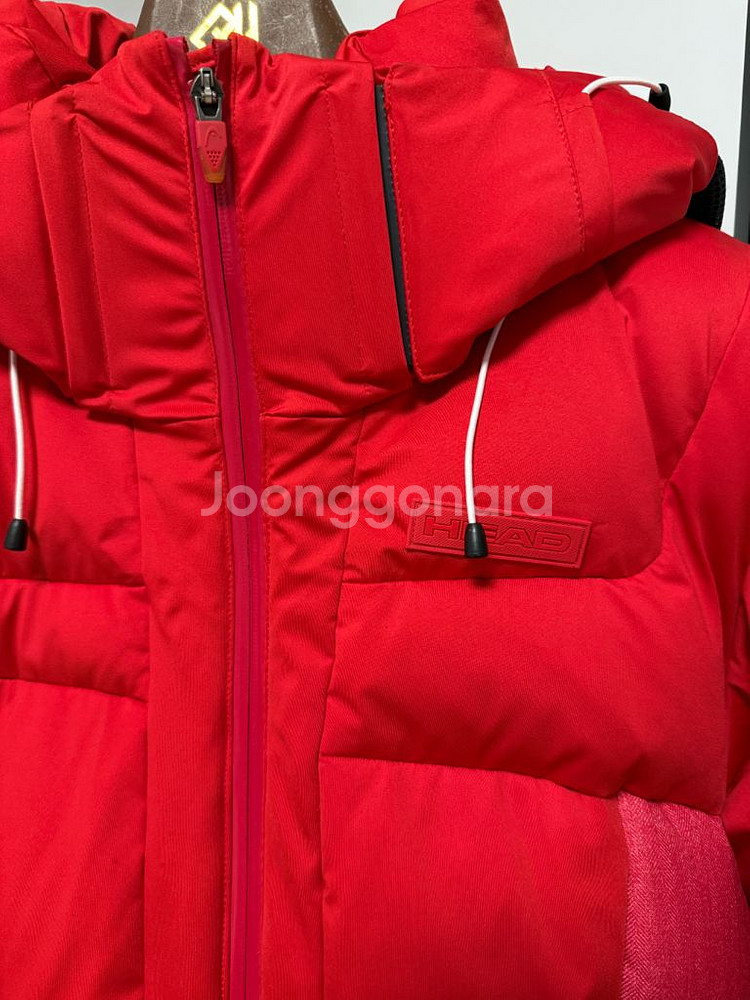 헤드(HEAD) 남성 오리털 헤비덕다운 레드 패딩 점퍼 판매 (XL 105)--7