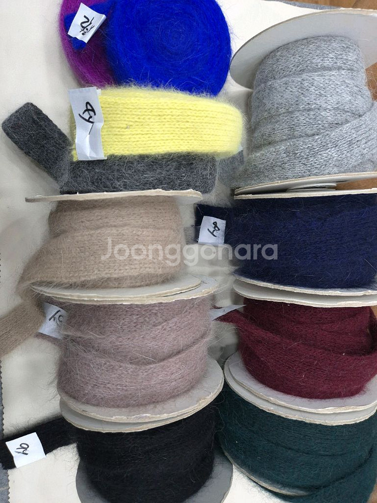 악세사리만들던재료 앙고라리본30미리--0