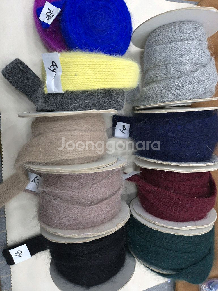 악세사리만들던재료 앙고라리본30미리--5