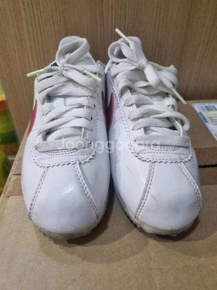 나이키 코르테즈 흰빨 225--1