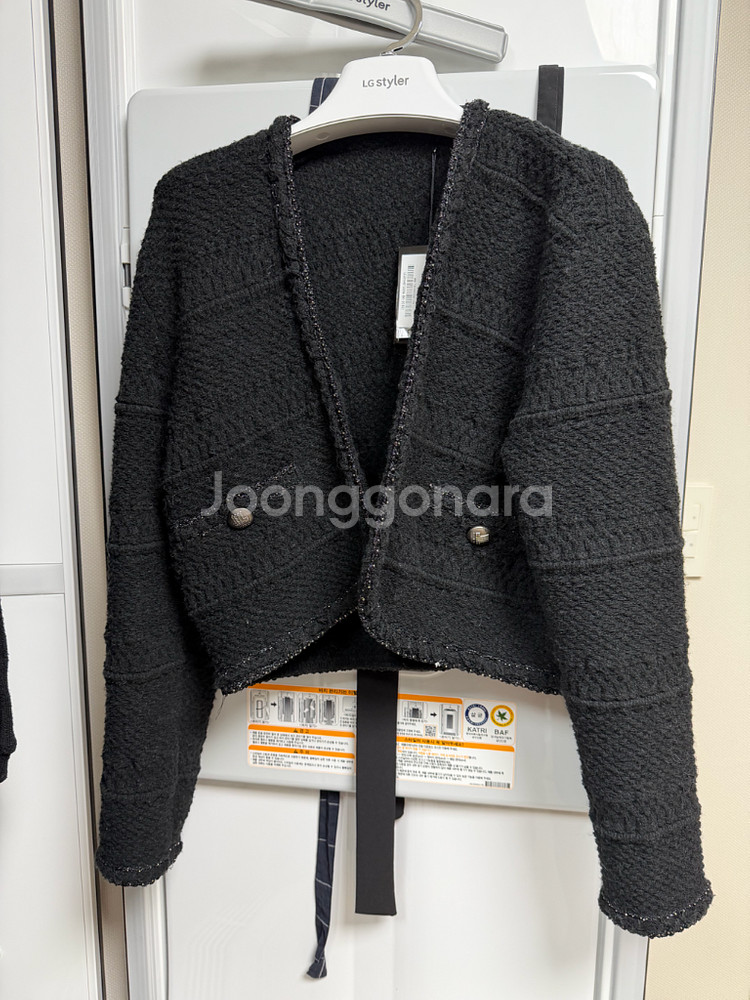 한섬 패밀리세일 랑방 자켓 트위드--3