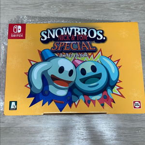 닌텐도 스위치 닉앤톰 스노우브라스1 한정판 박스셋 팝니다