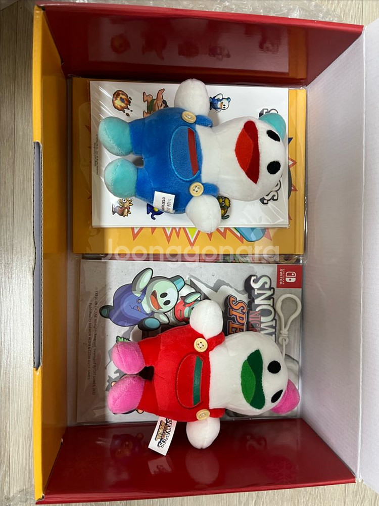 닌텐도 스위치 닉앤톰 스노우브라스1 한정판 박스셋 팝니다--1