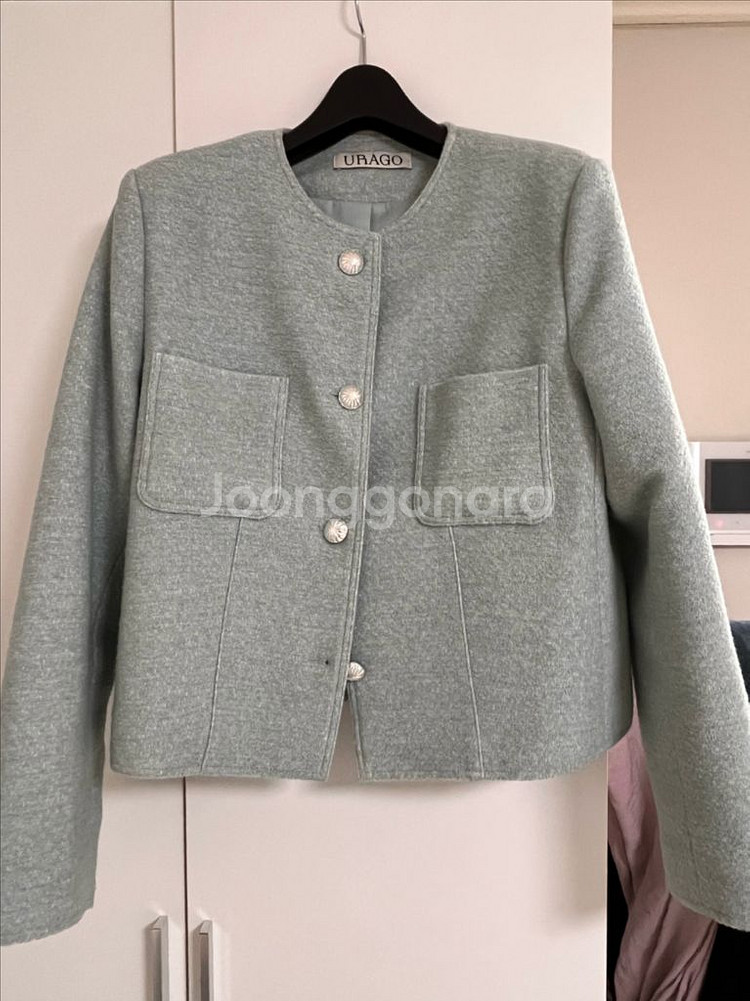 유라고 소피 트위드 재킷--2