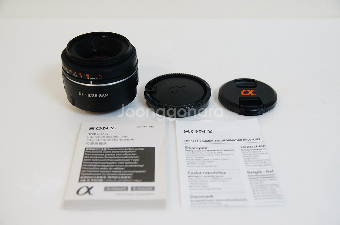 [소니] 카페렌즈 SAL35mm f1.8 알파마운트팝니--0