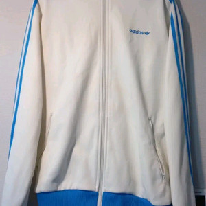 아디다스 대장급 흰파 화이트 블루 트랙탑 저지 져지집업 95/M