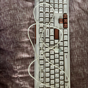 ABKO MK108 멤브레인 저소음 오트밀 키보드