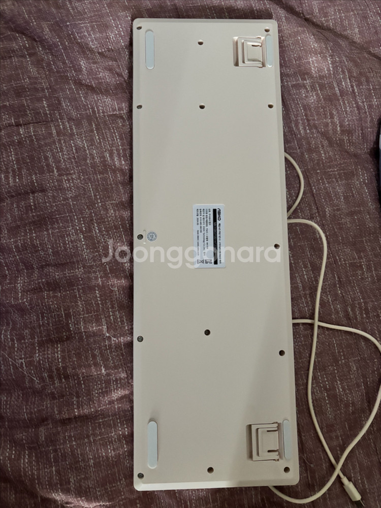 ABKO MK108 멤브레인 저소음 오트밀 키보드--1