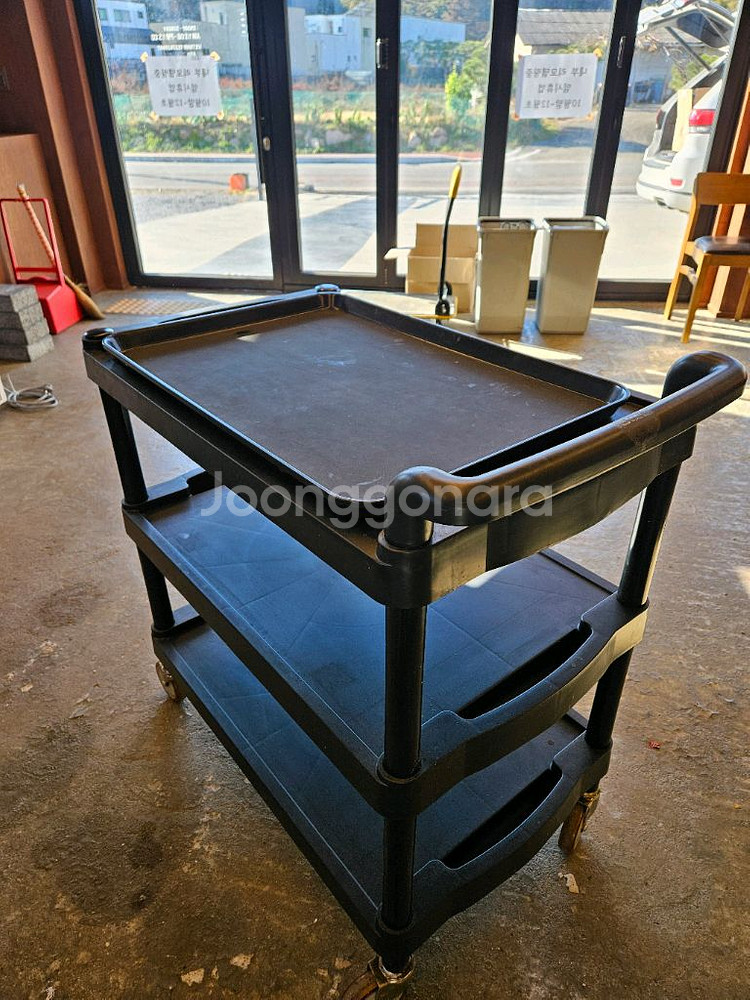 업소용 3단 서빙카트--2