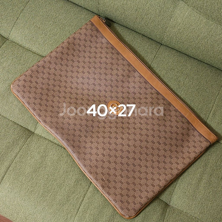 구찌 GG 패턴 클러치백 정품--7