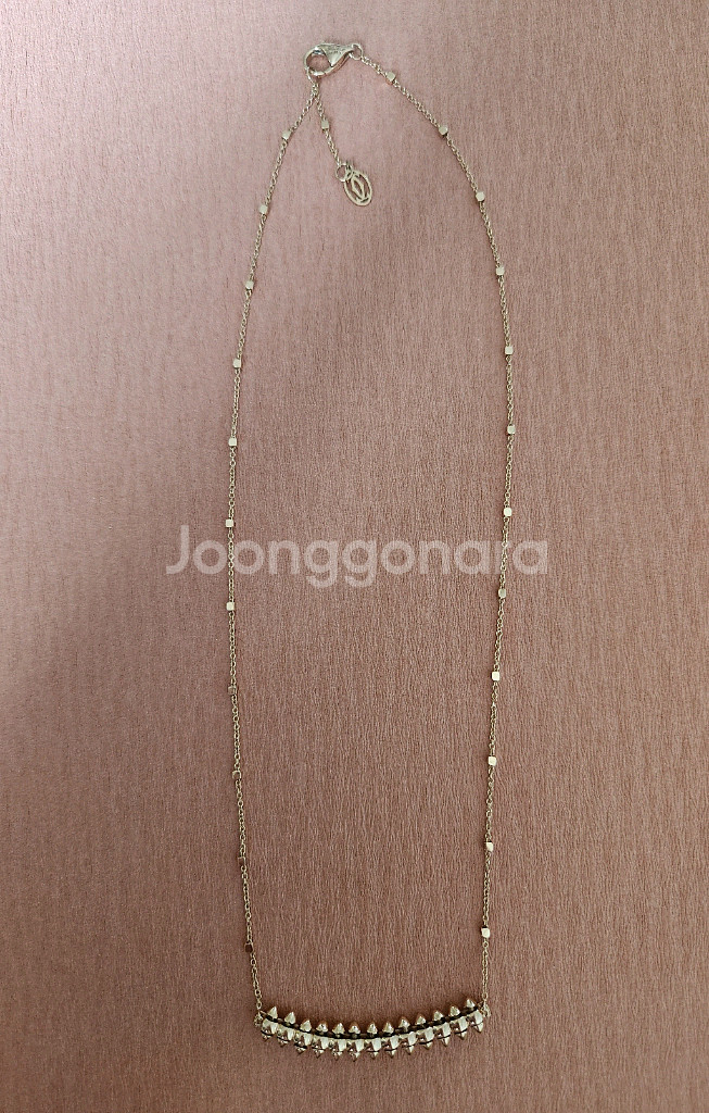 18k로즈골드목걸이--0