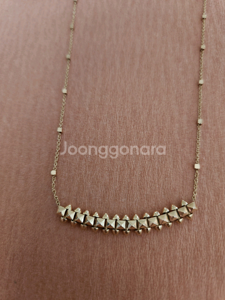 18k로즈골드목걸이--1