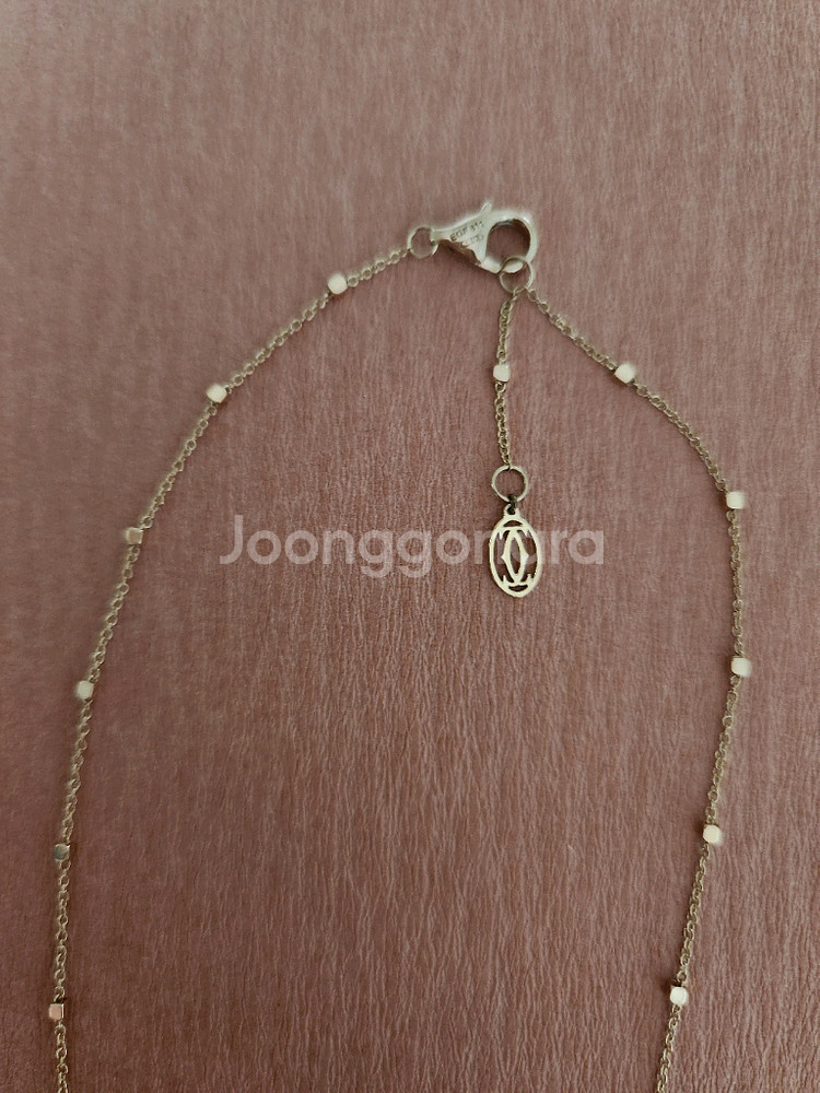 18k로즈골드목걸이--2