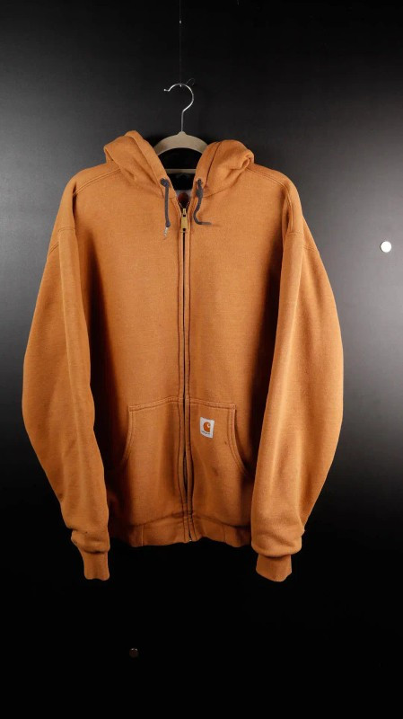 [L] 칼하트 된장 후드집업져지--1