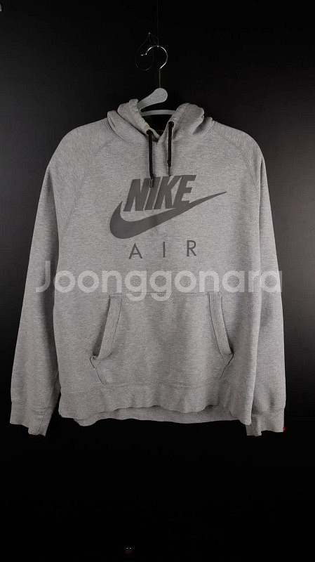 [L] 나이키 에어 회색후드티--0