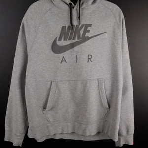 [L] 나이키 에어 회색후드티