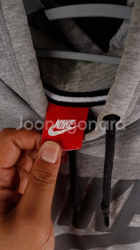 [L] 나이키 에어 회색후드티--1