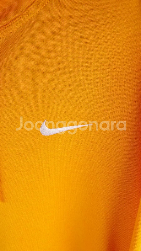 [L] 나이키 옐로 후드티--3