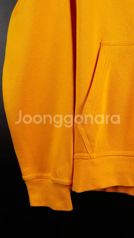 [L] 나이키 옐로 후드티--4