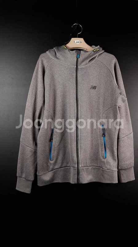 [L] 뉴발란스 회색 후드집업--0