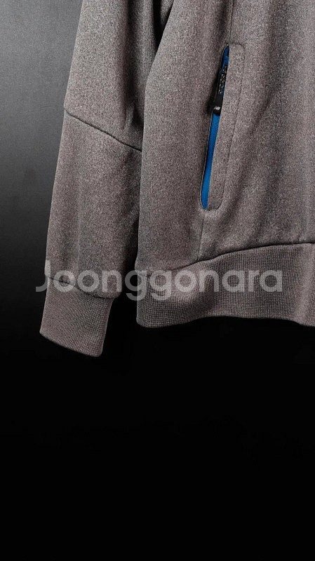 [L] 뉴발란스 회색 후드집업--1