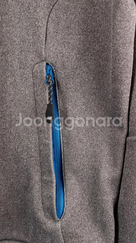 [L] 뉴발란스 회색 후드집업--2