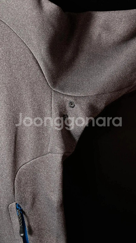 [L] 뉴발란스 회색 후드집업--3