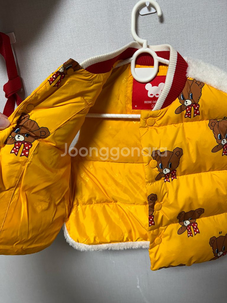 베베드피노 덕다운 패딩 조끼 베스트 90--3