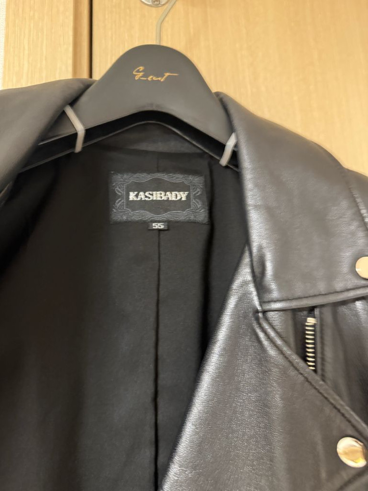 카시바디 100% 양가죽 라이더자켓 55사이즈--10