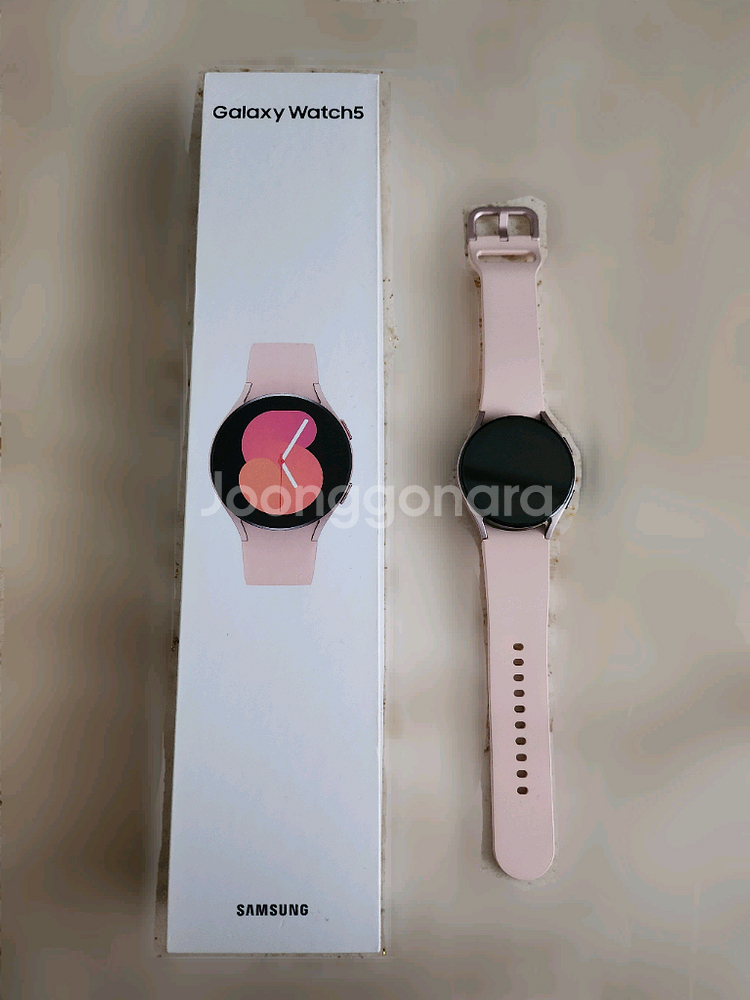 [택포] 갤럭시워치5 핑크골드 40mm 블루투스--0