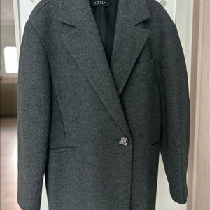 랑방 컬렉션 회색 반코트