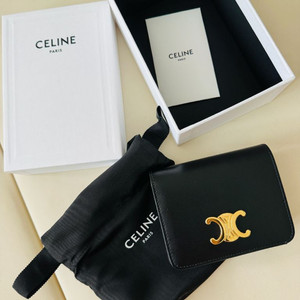 새상품) 트리옹프컴팩트지갑 지폐+동전수납 가능 쇼핑백o 풀박스