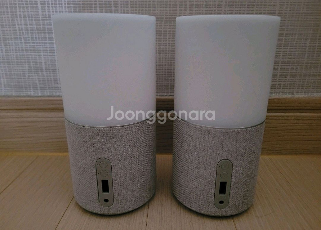 NUGU 누구 캔들 무드등 블루투스 스피커 2대 일괄--0