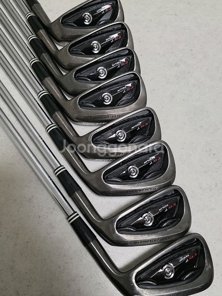 클리브랜드 CG7 블랙 아이언 세트,경량스틸 S (3~P)--0