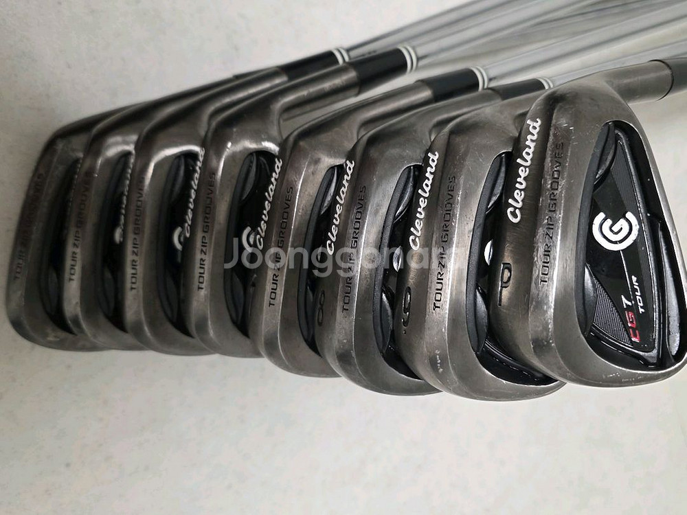 클리브랜드 CG7 블랙 아이언 세트,경량스틸 S (3~P)--5