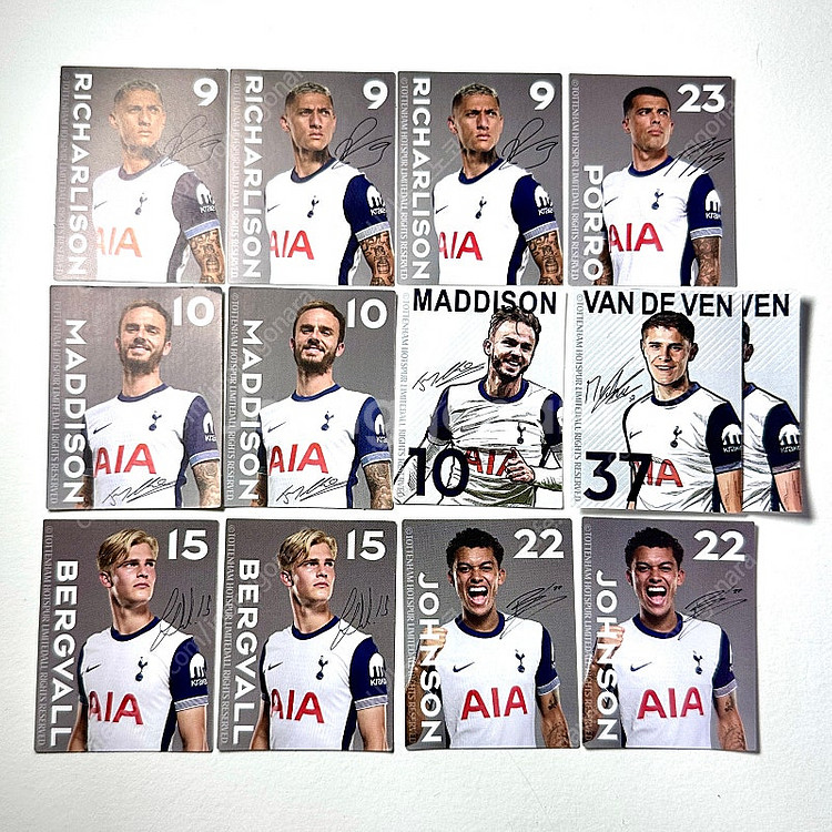 토트넘 파리바게트 스티커 띠부씰 손흥민 굿즈 한정--0