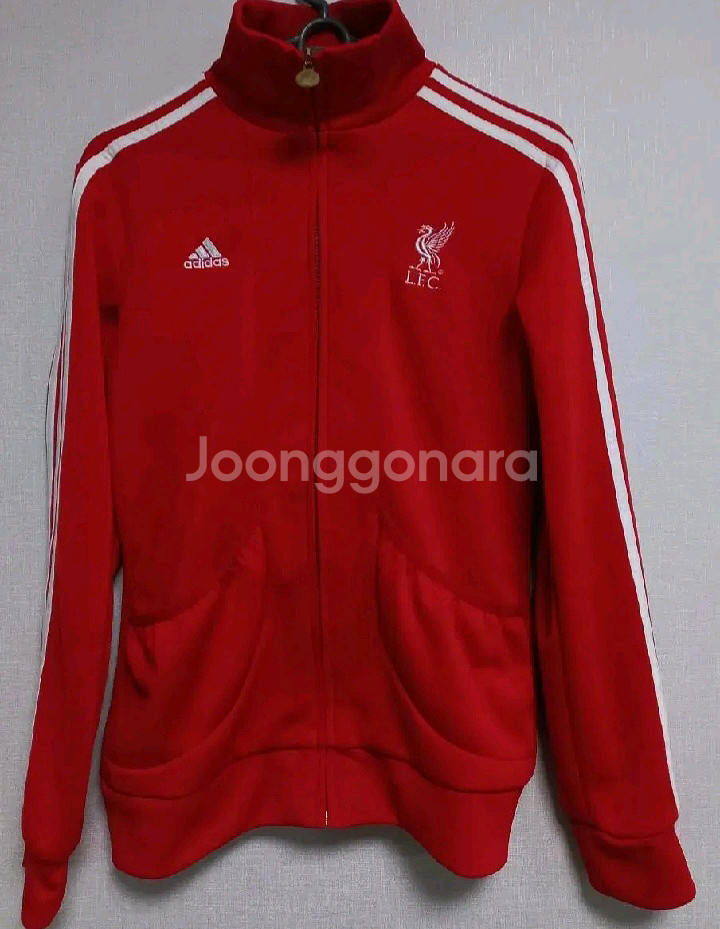 아디다스 리버풀 빨강 빨흰 빨간 트랙탑 저지 져지집업 100/L--0