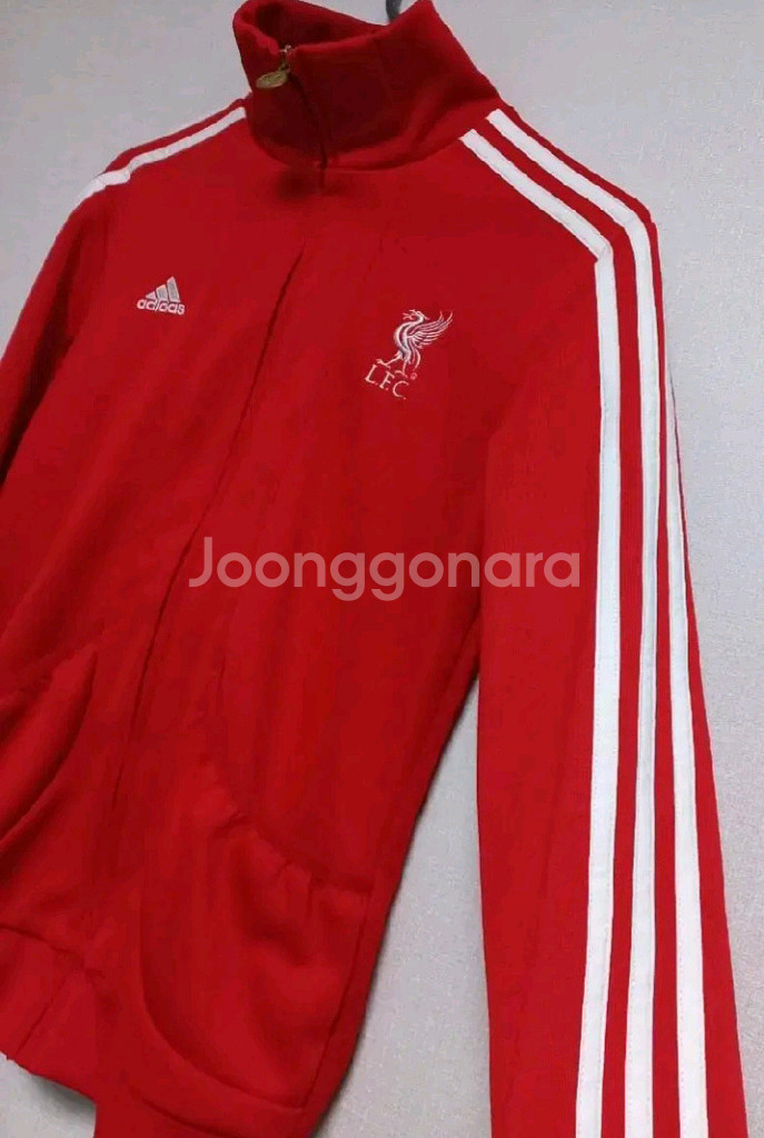 아디다스 리버풀 빨강 빨흰 빨간 트랙탑 저지 져지집업 100/L--1
