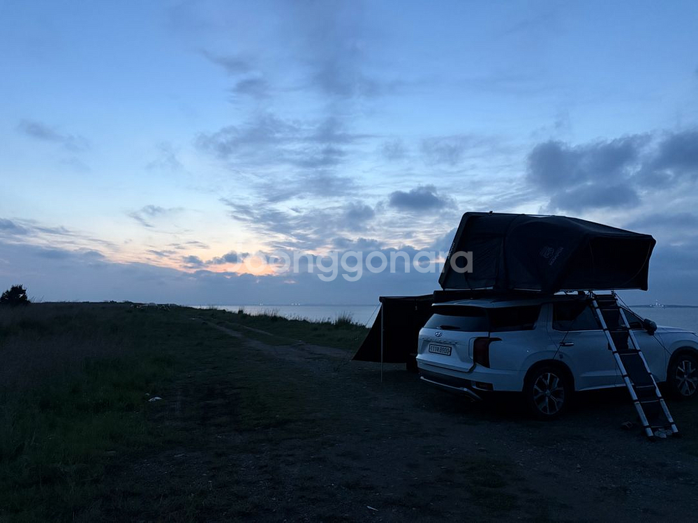 (각개가능)아이캠퍼 스카이캠프3.0 슬림 랩토도장루프탑텐트 &툴레 옴니스터 어닝2.6m--1