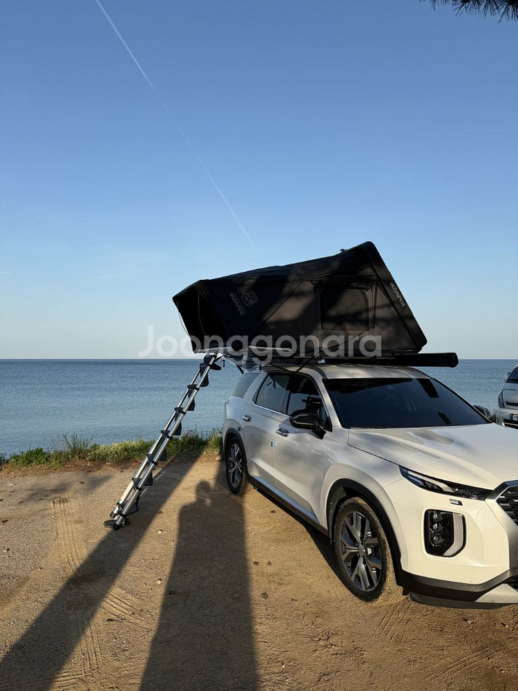 (각개가능)아이캠퍼 스카이캠프3.0 슬림 랩토도장루프탑텐트 &툴레 옴니스터 어닝2.6m--3