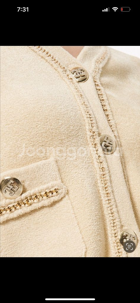 타임 부클레 글리터 라인 가디건--4