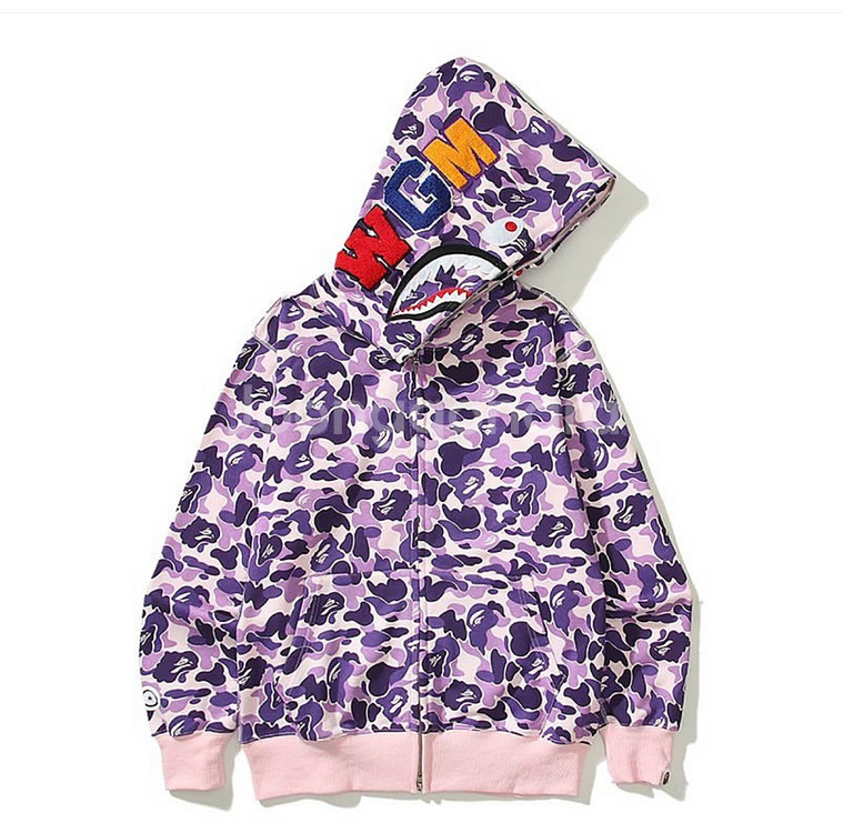 베이프 샤크 후드집업--2