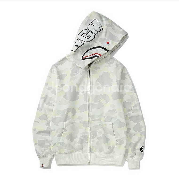 베이프 샤크 후드집업--1