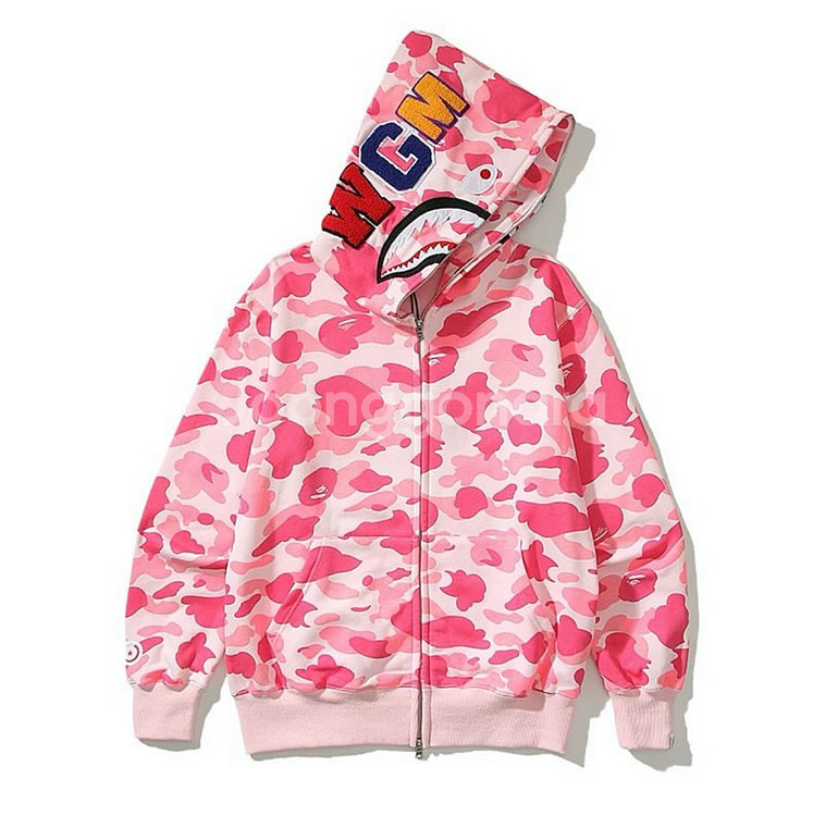 베이프 샤크 후드집업--8