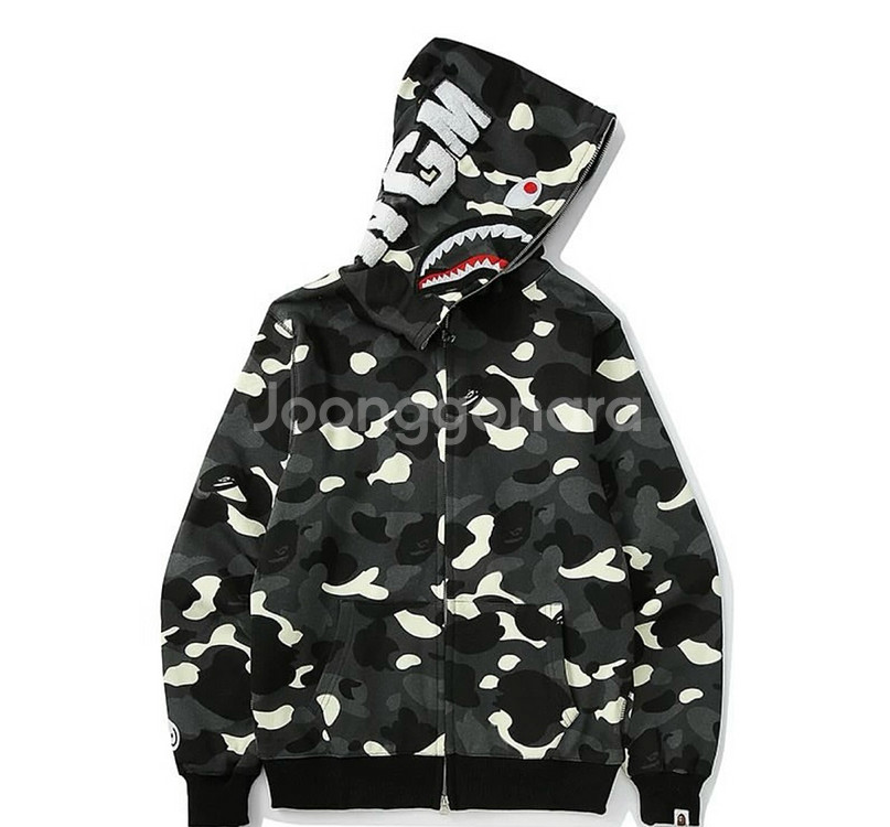 베이프 샤크 후드집업--6