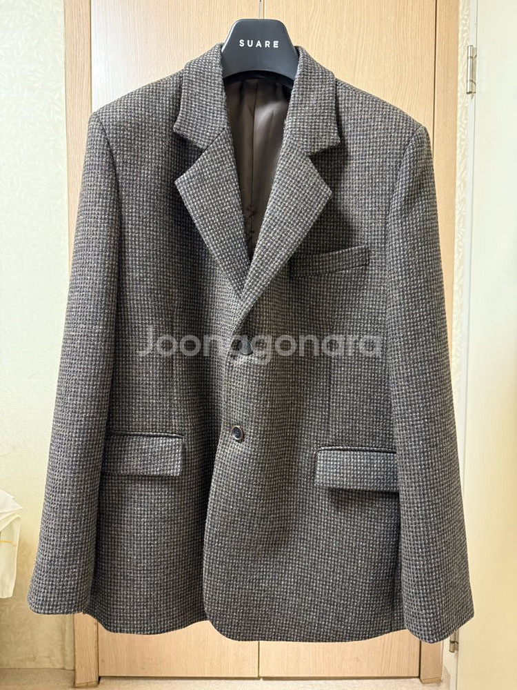 수아레 프렌치 울 트위드 블레이저 M--1